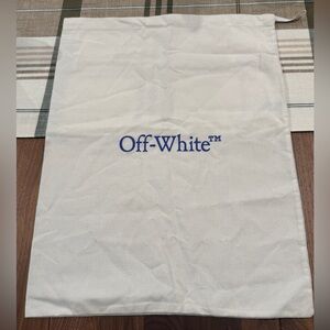 Off-White Drawstring Dust Bag